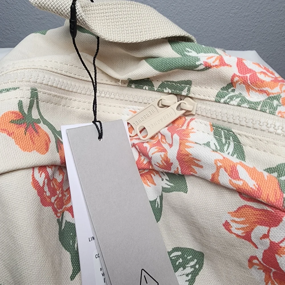 Herschel vintage rose natural cotton backpack